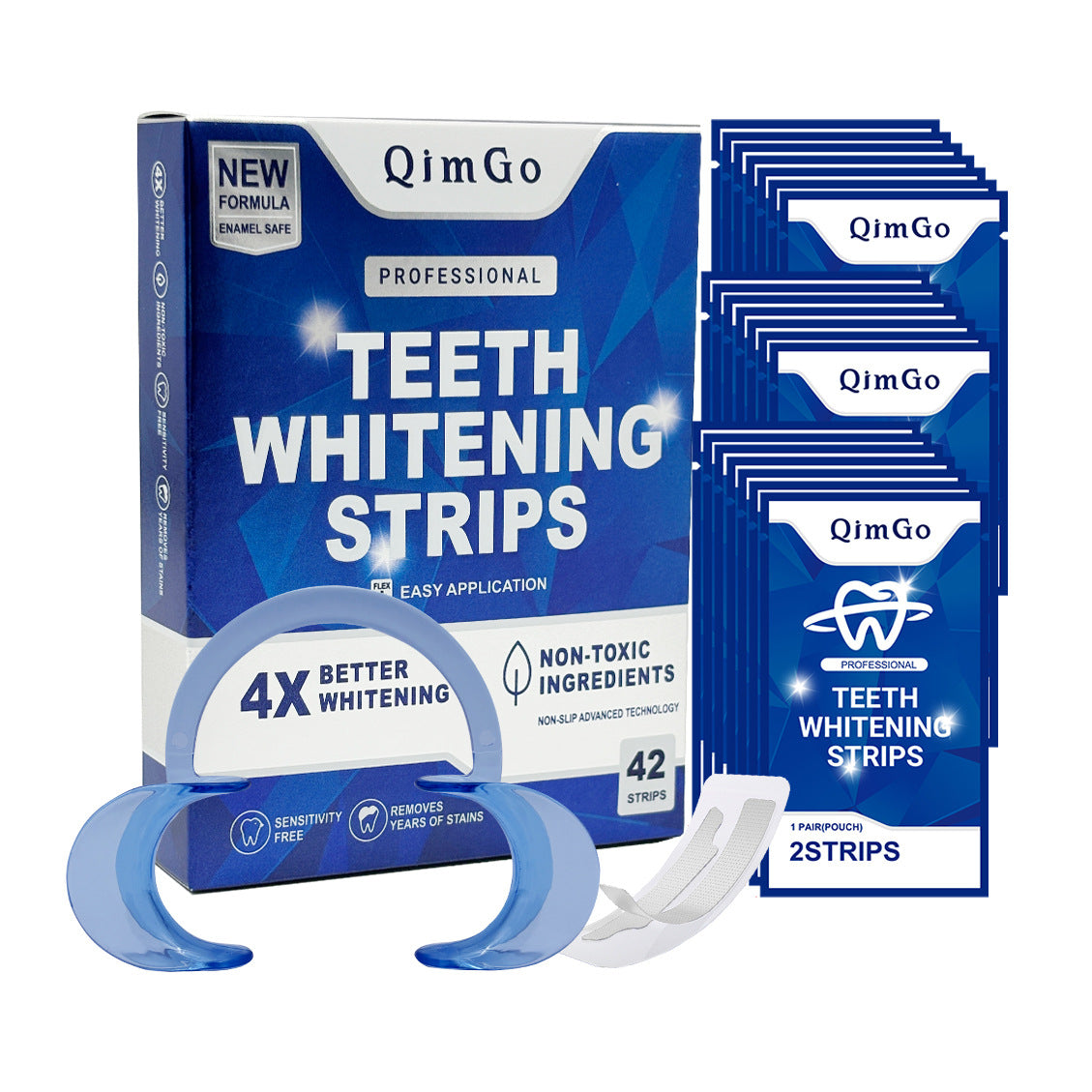 Teeth Whitening Strips Mint Flavor